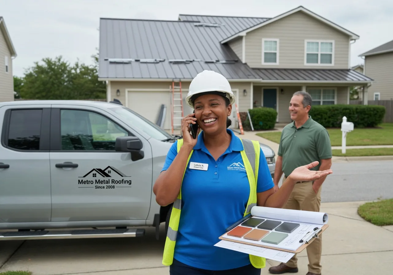Storm Damage Metal Roof Repair in Thompsonville, IL